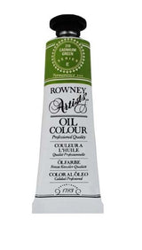 Rown Art Oils 38ml Cadmium Green, premium oil paint with vibrant color, buttery consistency, and excellent lightfastness.