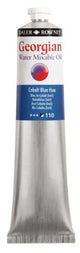 Rown Gwamo 200ml Cobalt Blue Hue artist oil paint, vibrant and water mixable, perfect for various artistic techniques.