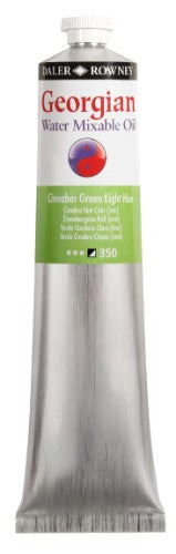 Rown Gwamo 200ml Cinabar Green Light Hue oil paint, vibrant, versatile, easy to blend, ideal for artists of all levels.