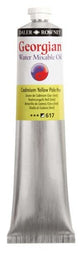 Vibrant 200ml Cad Yellow Pale Hue oil paint, water mixable, smooth texture, ideal for artists seeking creativity without solvents.