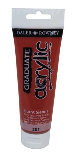 Acrylic Paint - D-R Graduate Acrylic 120ml Burnt Sienna