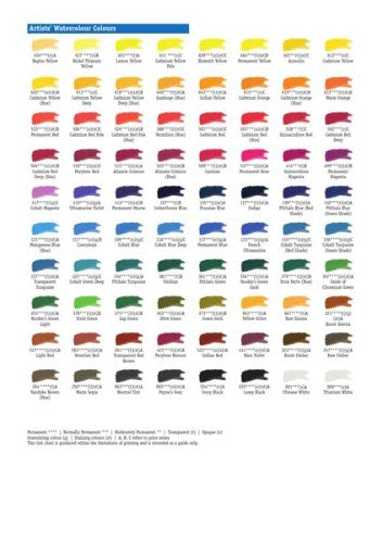 Artist Watercolour Daler-Rowney 5ml Chinese White, featuring bright pigments for highlighting and exceptional mixing ability.