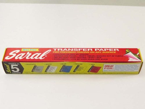 Saral Transfer Roll - Yellow 12 for easy, clean design transfers, perfect for various arts and crafts with wax-free, acid-free quality.