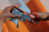 Vibrant Dark Pink Smart-Fab Roll, a durable, eco-friendly non-woven fabric ideal for all your creative projects.