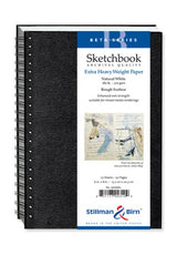 Premium 270gsm 6x8" sketchpad with spiral binding, perfect for various artistic techniques and 25 archival-quality sheets.