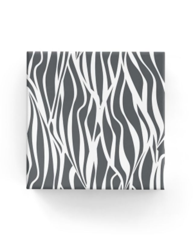 Wrapping Paper -  Wave Wrap Charcoal