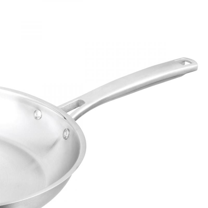 Pyrolux Radius 85 Fry Pan, 20cm, stainless steel, non-reactive, ergonomic handle, oven safe, versatile for all cooktops.