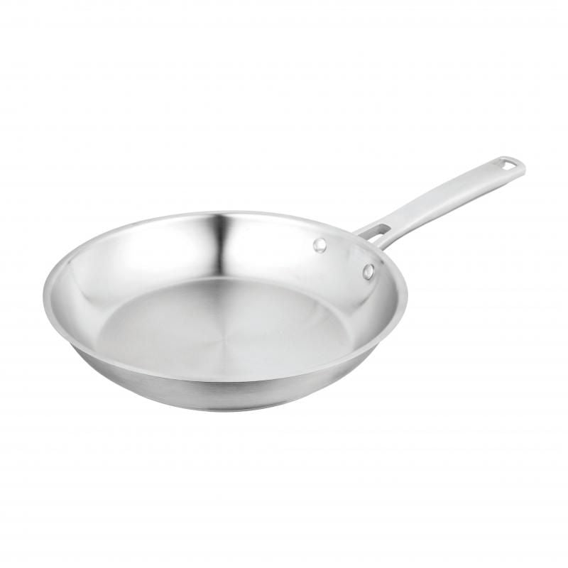 Pyrolux Radius 85 Fry Pan, 24cm, stainless steel, cool handle, non-reactive, perfect for searing and sautéing, easy cleanup.