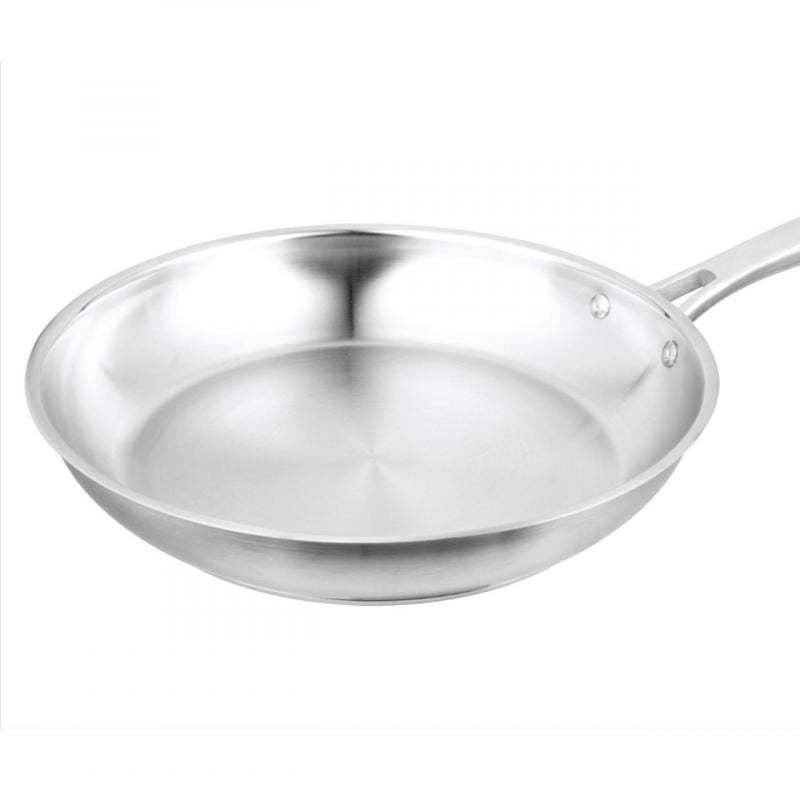 Pyrolux Radius 85 Fry Pan | 24cm: Durable stainless steel pan with cool handle, scratch-resistant finish, ideal for all cooktops.