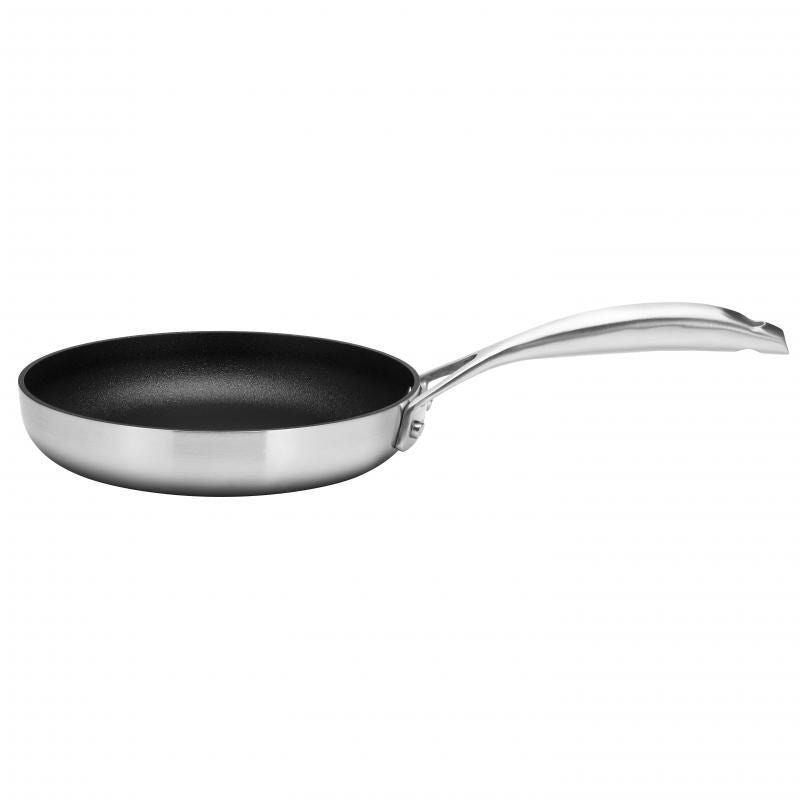 Scanpan CS Fry Pan 20cm with Stratanium+ nonstick, ergonomic handle, and durable stainless steel for safe, efficient cooking.