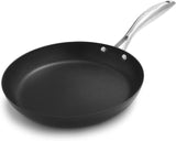 Scanpan Pro IQ Fry Pan Set featuring 24cm and 28cm nonstick pans with ergonomic handles and durable aluminum construction.