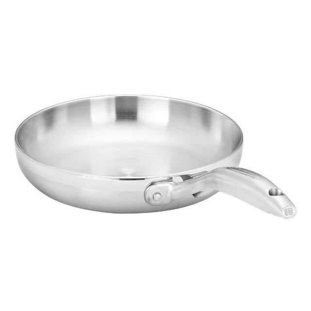 Scanpan Fry Pan 20cm with Clad 5 construction, stainless steel, ergonomic handle, induction compatible, oven-safe up to 250°C.