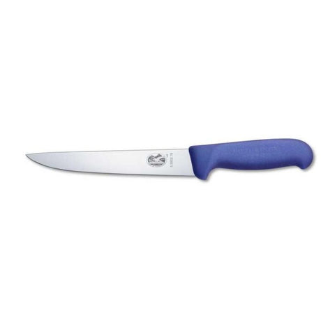 Victorinox Sticking Knife with 22cm stainless steel blade and ergonomic Fibrox handle, perfect for chefs and meat preparation.