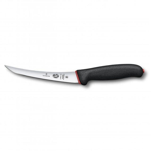 Victorinox Dual Grip Boning Knife with a 15cm flexible blade, featuring an ergonomic handle for precise meat preparation.