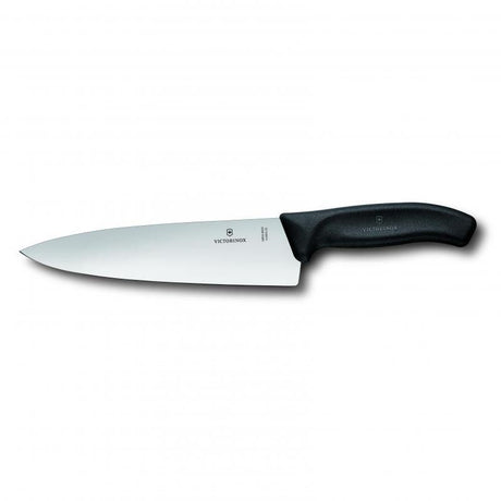 Victorinox Cooks Carving Knife with 20cm wide blade, stainless steel blade, and non-slip handle for easy, precise slicing.