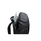 Sleek black Victorinox Essentials Laptop Backpack with durable fabric, organized pockets, and secure compartments for modern professionals.