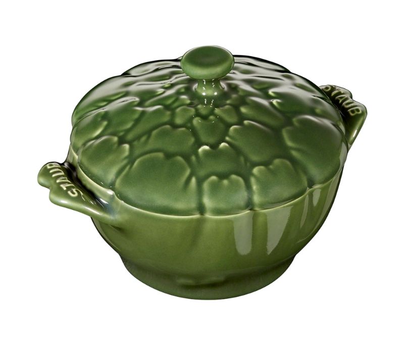Artichoke Cocotte - Staub Ceramic 0.5L (Dark Green)