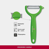 Victorinox Tomato Kiwi Peeler Micro Serrated Double Edge Green