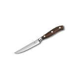 Victorinox Grand Maitre 12cm steak knife with elegant rosewood handle, perfect for precise meat cutting and stylish dining.