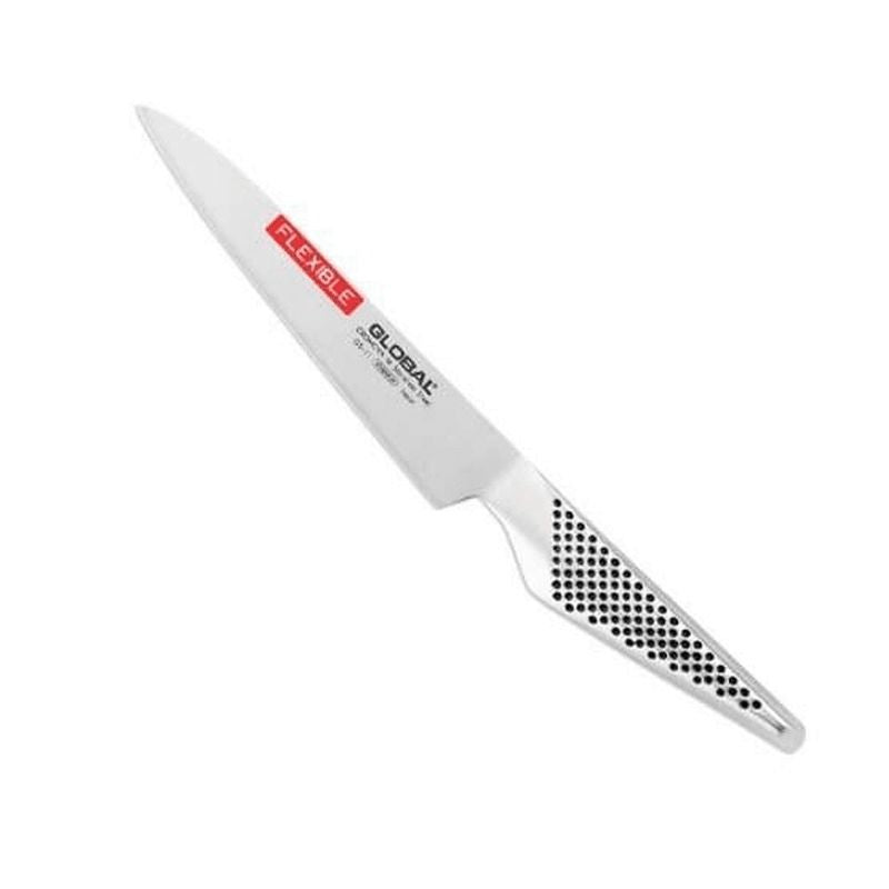 High-quality stainless steel utility knife with ergonomic handle, ideal for precision slicing and boning in the kitchen.