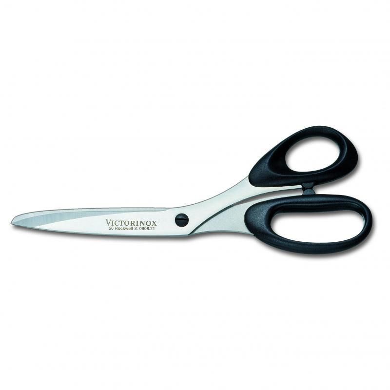 Versatile stainless steel household scissors with ergonomic handles, ideal for crafting and everyday cutting tasks.