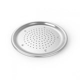 Nordic Ware 9" Hot Air Pizza Crisper with perforations for crispy pizza crusts and versatile for baking snacks.