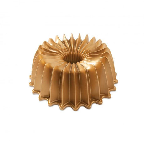 Nordic Ware Brilliance Bundt® Pan, cast aluminum with nonstick interior, 10-cup capacity for easy baking and cleanup.