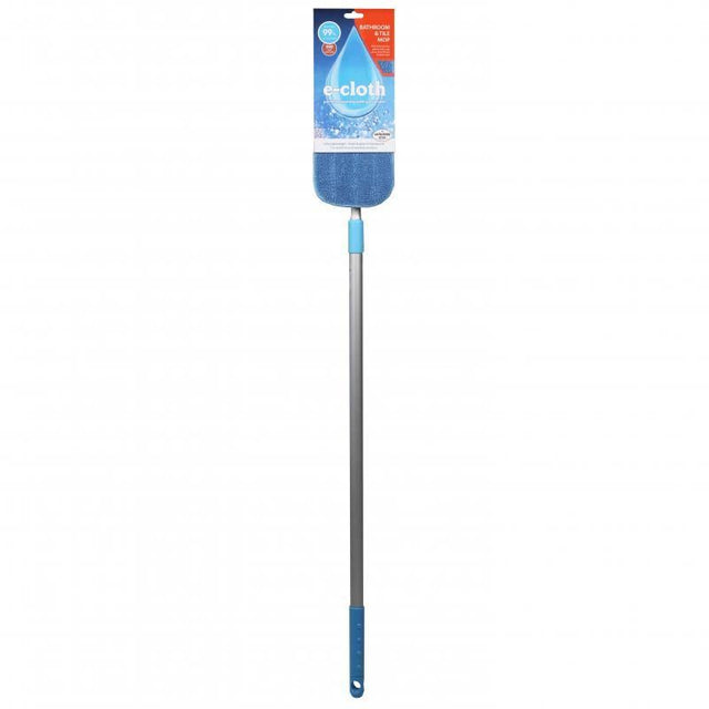 Compact blue E-Cloth Mini Deep Clean Mop, perfect for small spaces, removes grease and 99% of bacteria using just water.
