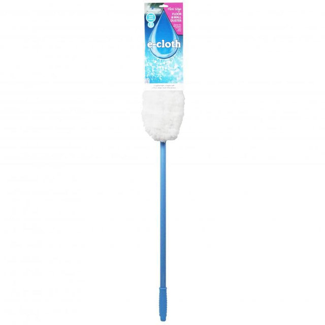 Lightweight E-Cloth Flexi-Edge Duster with extendable reach, perfect for cleaning corners, ceilings, and removing pet hair.