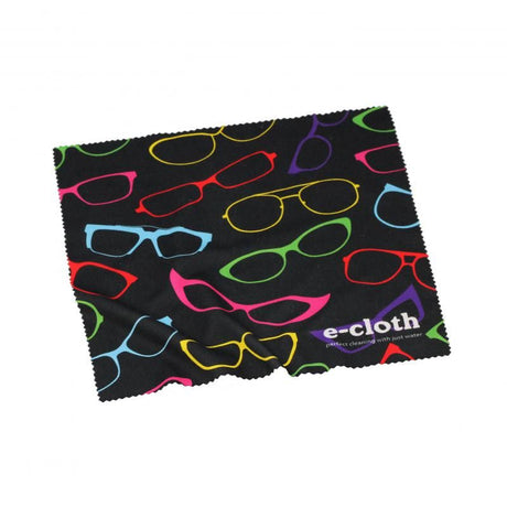 Supersoft E-Cloth Glasses Cloth, 19cm x 19cm, cleans lenses streak-free using just water, removing grease and over 99% of bacteria.