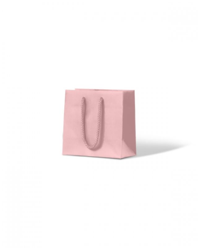 Laminated bags in matte emerald and pastel pink, ideal for jewelry and gifts, durable, 200mm x 250mm, pack of 200.