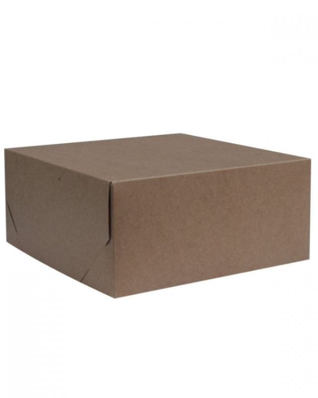 Natural Kraft 2-piece gift boxes, 356mm x 356mm x 178mm, eco-friendly and stylish, pack of 25 for all occasions.