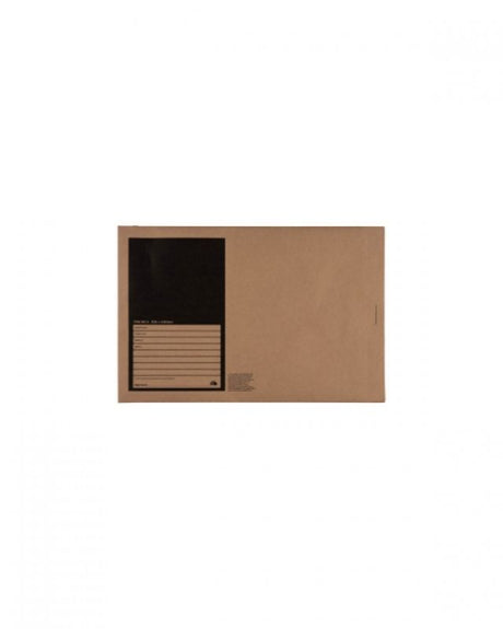Eco-friendly brown kraft mailing satchels, small size, perfect for documents and lightweight items, pack of 100.