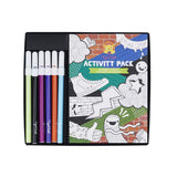 Colorful Street Party Activity Pack by Tiger Tribe includes 24 illustrated pages, perfect for creative kids aged 4 and up.