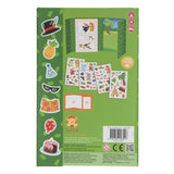 Colorful felt jungle activity set with 80 pieces, a fold-out board, and storage box for imaginative play and creativity.