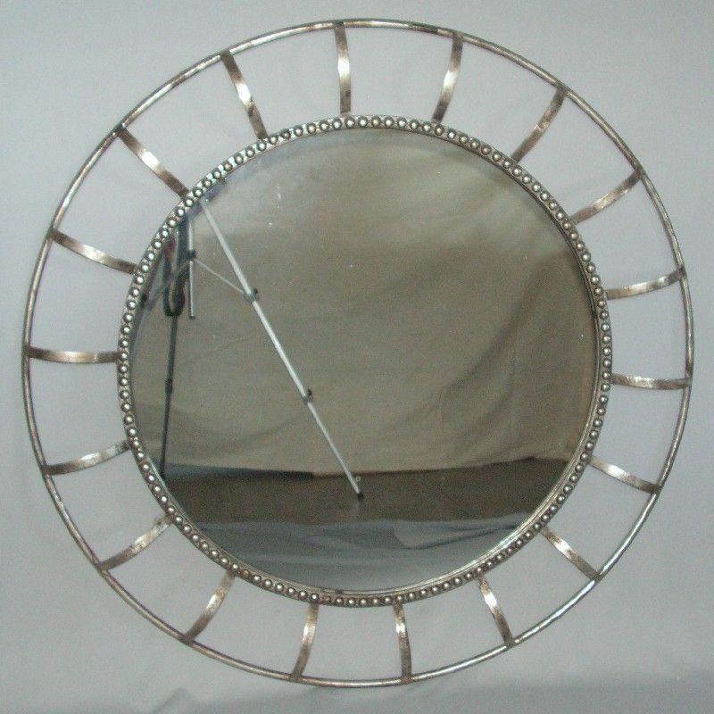 Elegant 1m round wall mirror enhancing any room with style and natural light, ideal for modern and traditional decor.