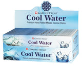 Refreshing Garden Fresh COOL WATER incense in 15G packets, perfect for meditation and creating a tranquil atmosphere.