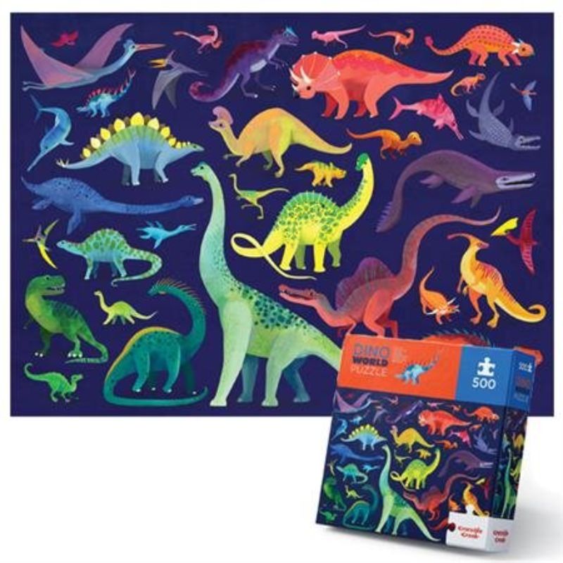 Jigsaw Puzzle - Crocodile Creek Dino World (500pc)