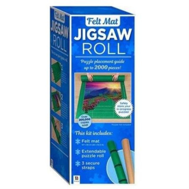 Premium-quality felt Jigsaw Puzzle Roll, 127cm x 85cm, portable for safe puzzle storage and travel for enthusiasts.