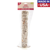 Jumbo 22cm white sage smudge stick for cleansing, purifying spaces, and enhancing tranquility with a sweet aroma.