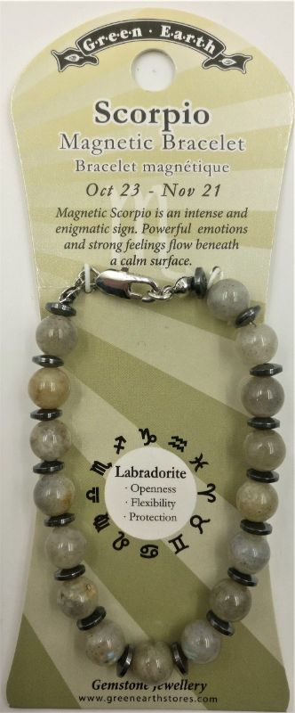 Zodiac Bracelet -Scorpio Labradorite (Set Of 3)