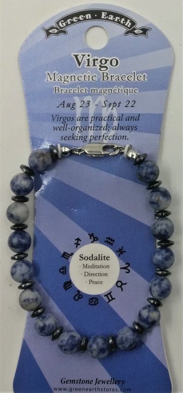 Zodiac Bracelet - Virgo Sodalite (Set Of 3)