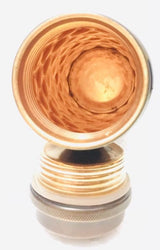 Handcrafted 750ml copper bottle with floral design, promoting hydration and wellness in style.