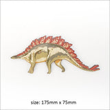 Vibrant dinosaur-themed pine wall art set for children's rooms, crafted from eco-friendly materials for imaginative decor.