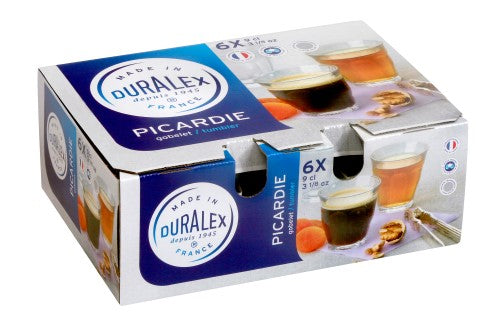 Duralex - Picardie Clear Tumbler 90ml Set of 6