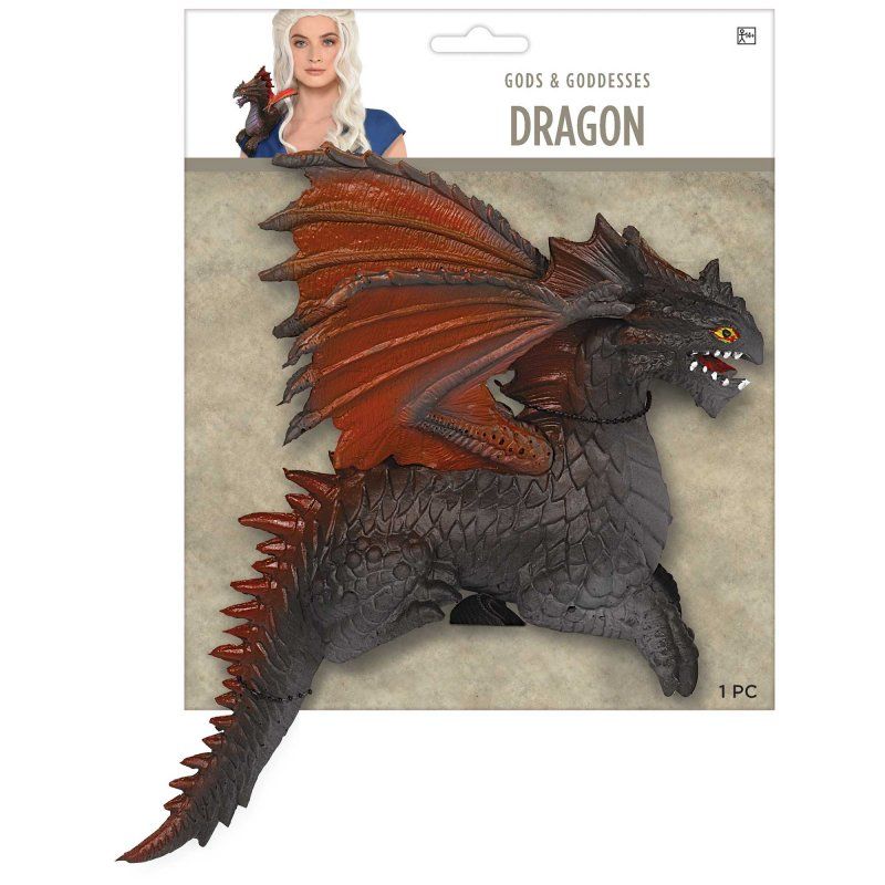 Colorful dragon shoulder accessory featuring intricate details, perfect for adding flair to fantasy costumes and cosplay outfits.