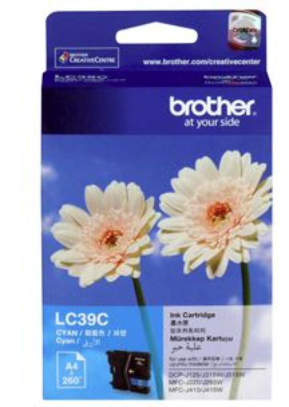 Brother LC39C Cyan Ink Cartridge