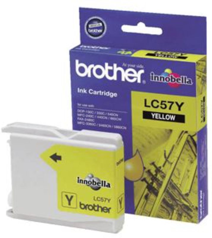 Brother LC57Y Yellow Ink Cartridge