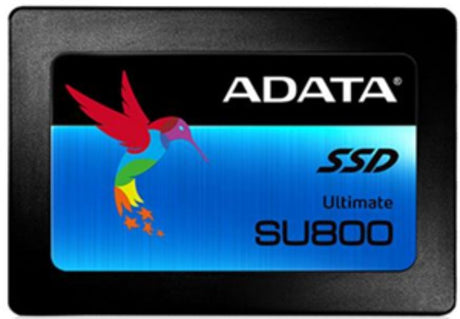 ADATA SU800 Ultimate 512GB SATA3 SSD with 3D NAND, 560MB/s read, 520MB/s write, ideal for boosting PC performance.