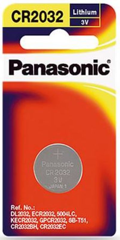 Panasonic CR2016 Lithium Coin Cell Battery, reliable power for cameras, watches, and calculators, lightweight and long-lasting.